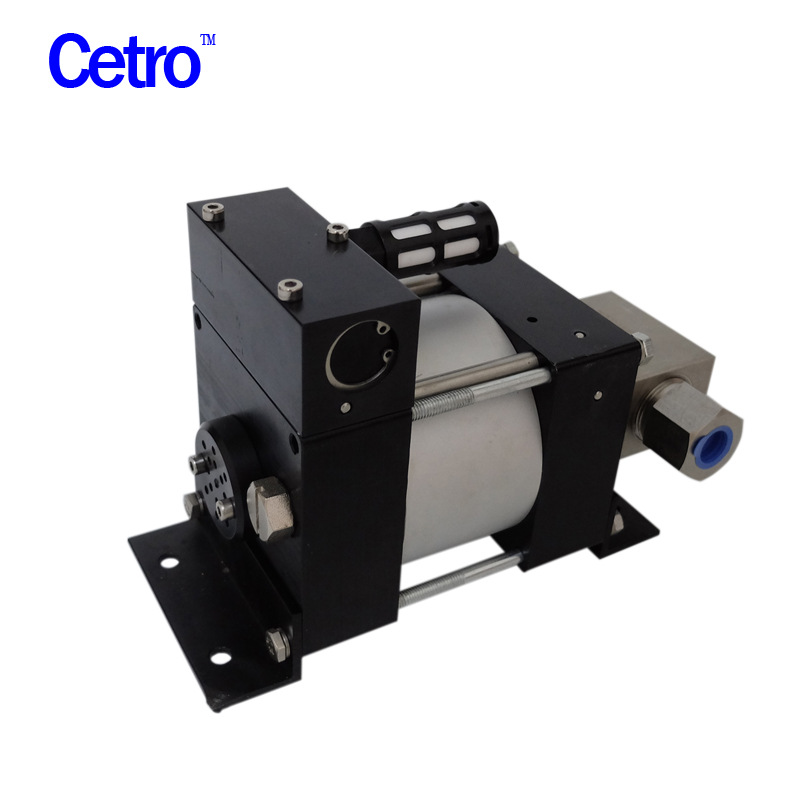 气液增压泵 气驱水压试压机 静态试压增压泵 M16 表壳试水机