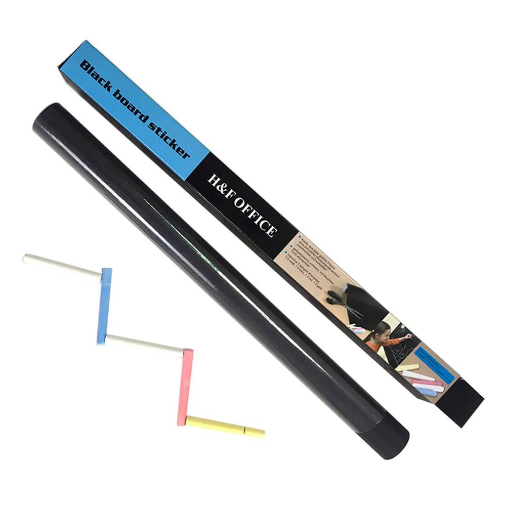 Blackboard Vnyl Peel and Stck Self Adhesve Chalkboard Wal