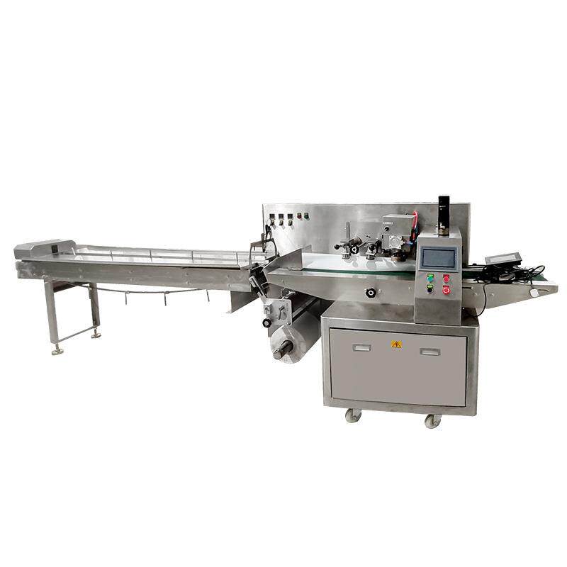 全自动五金图书快递袋枕式包装机电商快递气泡膜打包机伺服枕式机