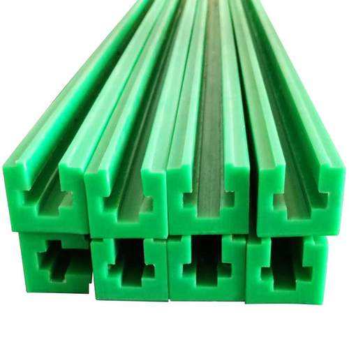 高分子聚乙烯链条导轨08B-1U型工业输送直线轨道板链式pe导向条