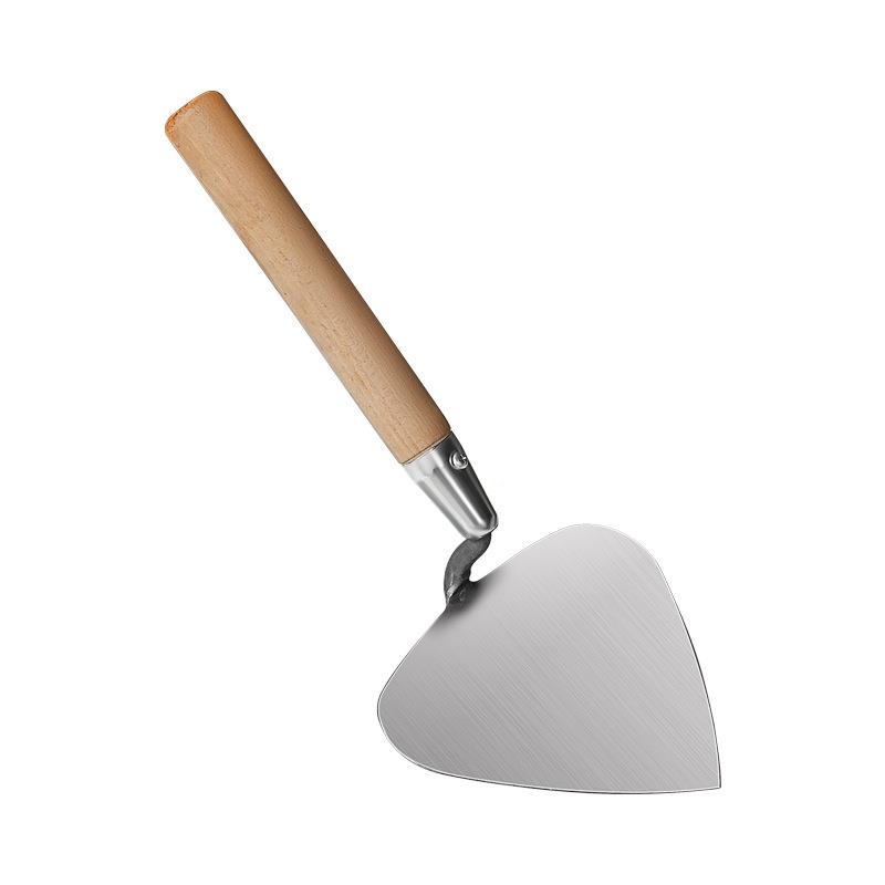 尖头抹泥墙刀新款皿刀圆头灰工匙工抹灰刀砌砖刀铲具漆刮腻子刮填