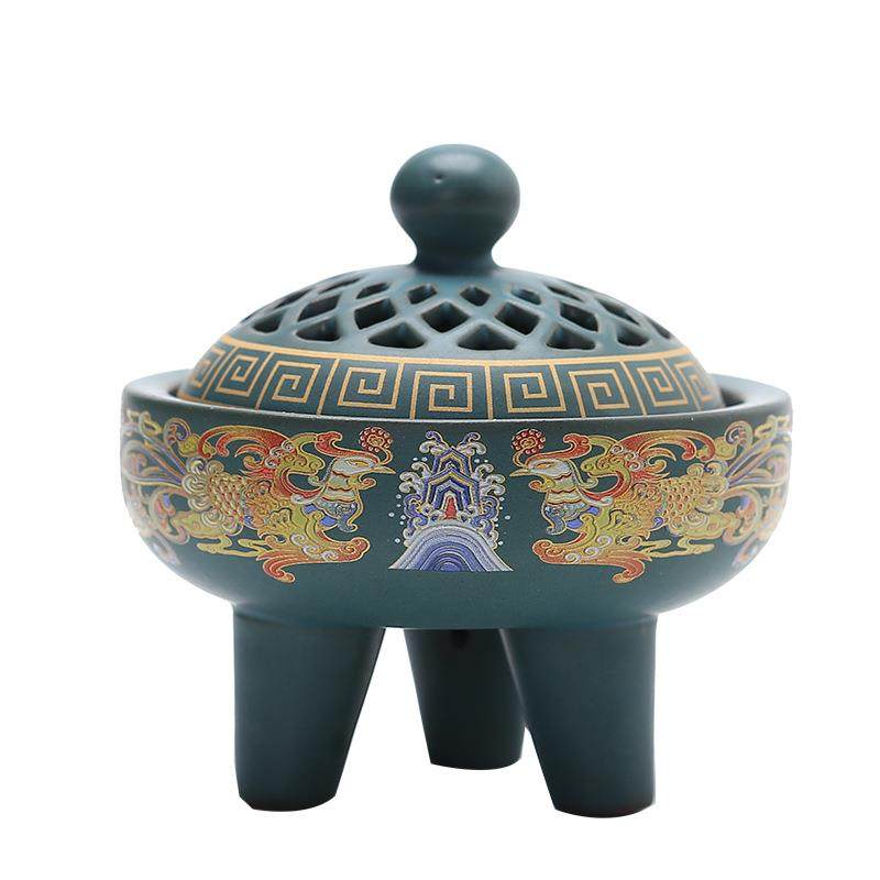 景泰蓝香炉倒流香薰炉创意家居居室香插香道珐琅彩,餐饮具,茶道/香炉,淘宝优惠券,粉丝福利购,淘宝优惠卷
