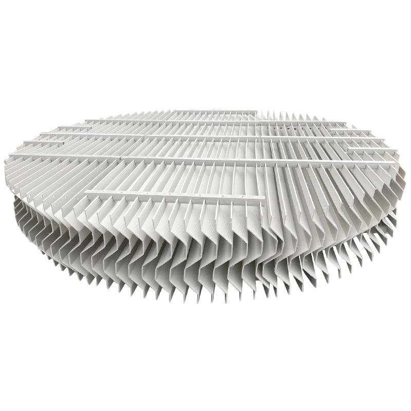 玻璃钢脱硫塔除雾器C型S型喷淋塔挡水板PP折流板水雾分离设备