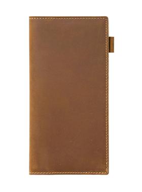 Weeks定页手帐封皮全粒面头层牛皮笔记本记事本书套适配替换本芯