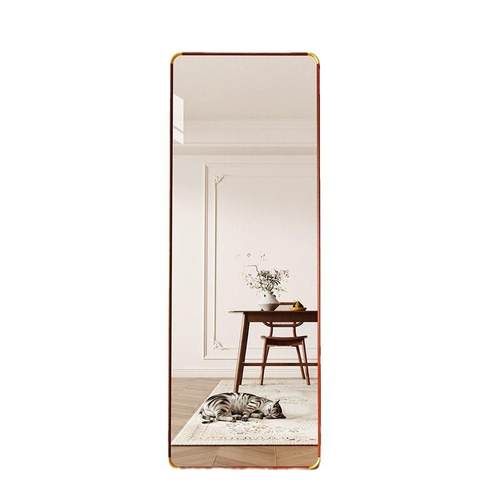 全身大镜子房间复古穿衣镜新中式化妆镜立式客厅卧室落地镜长方形
