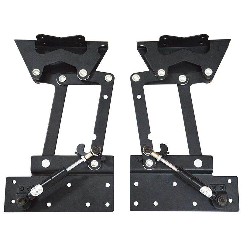 欧美加厚咖啡桌茶几铰升降架气动缓冲折叠伸缩多功能家具五金配件