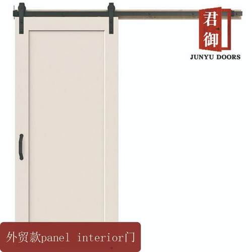 国外谷仓门北欧简约卧室卫生间厨房移门玻璃推拉门原木彩雕门木门