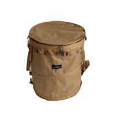 山地客户外露营折叠垃圾桶野餐便携杂物脏衣篮多功能弹簧收纳圆筒