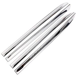 适用15-20埃尔法30系改装vellfire30前後期不锈钢侧裙车身门边条