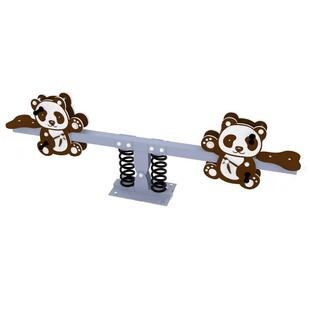 儿童跷跷板户外塑料弹簧PE摇马室外公园设施双人翘翘板小区摇摇乐