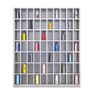 不锈钢水杯柜车间工人茶杯存放柜员工食堂多格水杯柜茶水间储物柜