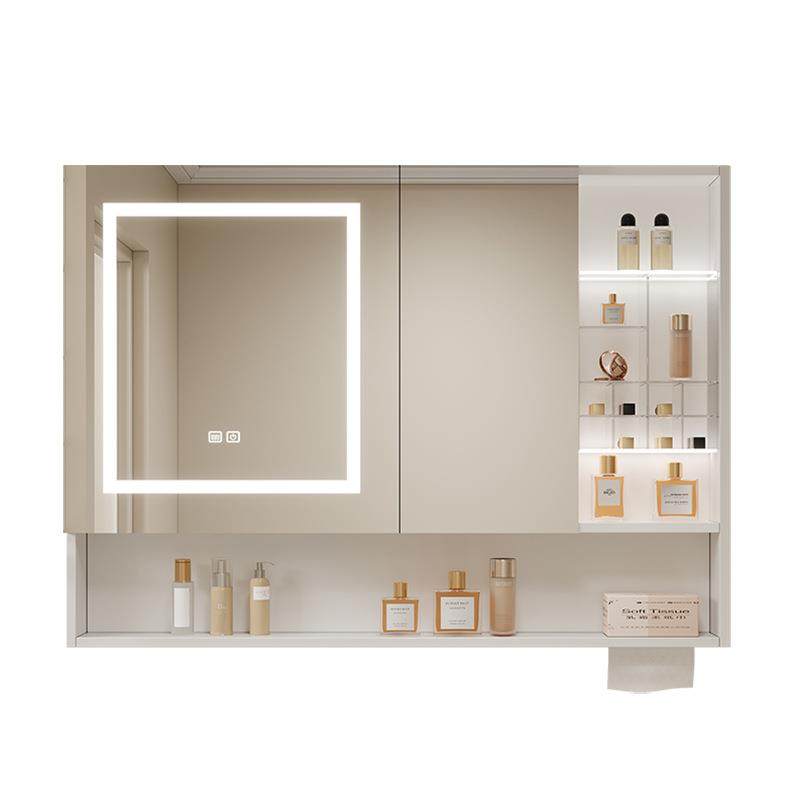 多功能智能太空铝浴室镜柜吹风机牙刷卫生间收纳镜子家用储物柜子,家装主材,浴室镜柜,淘宝优惠券,粉丝福利购,淘宝优惠卷