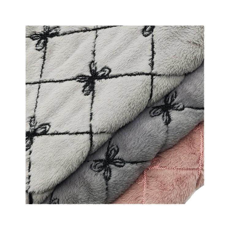 盘带绣花菱形格子蝴蝶结仿兔毛绒布抱枕家纺服装面料,纺织面料/辅料/配套,绒布,淘宝优惠券,粉丝福利购,淘宝优惠卷