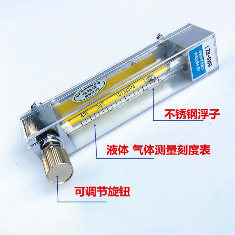 。LZB-3WB/4WB/6WB/10WB玻璃转子流量计 气体液体水微小流量计