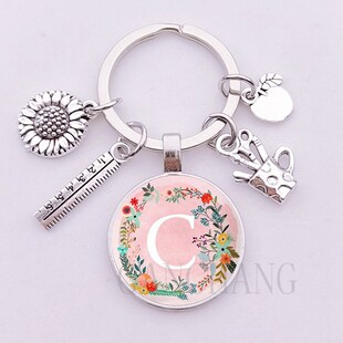 sunflower 极速DIY White keychain holder fashion pen