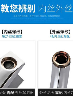 two kinds of multi-layer faucets with water outlet filter
