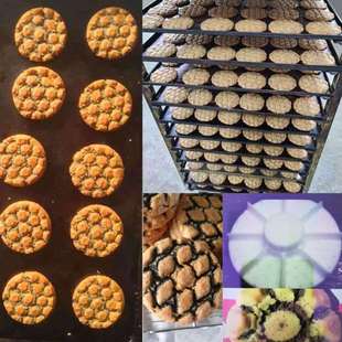 订制桃酥精美月饼模具高档弹簧手压式冰皮浮雕贝壳绿豆冰糕点定制