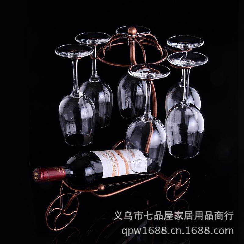 欧式战车红酒架葡萄酒架创意红酒杯架杯架倒杯架酒杯挂架家用