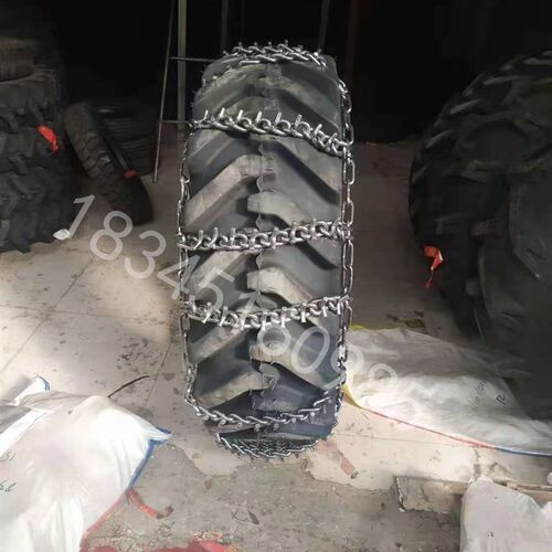 农用三轮a四轮车四不像拖拉机人字胎防滑链带V爪钉雪地脱困链条区