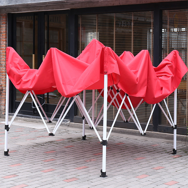 四角防雨帐篷四脚雨棚大伞户外摆摊遮阳折叠遮雨篷U太阳伸缩式印