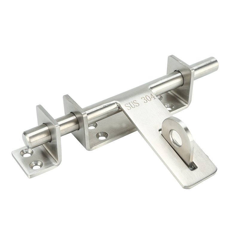 加厚304不锈钢大门p插销防盗门扣门闩明装门锁扣搭扣老式门栓