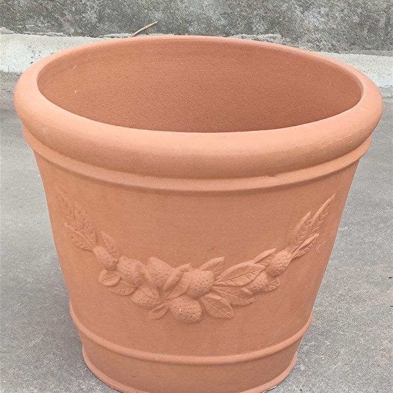 大号柠檬叶红泥陶m花盆 庭院户外陶罐装饰 手工制作 陶盆,鲜花速递/花卉仿真/绿植园艺,花盆,淘宝优惠券,粉丝福利购,淘宝优惠卷