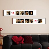 洗照片放大e做成相框挂墙卧室婚纱照结婚照制作打印相片加裱框冲