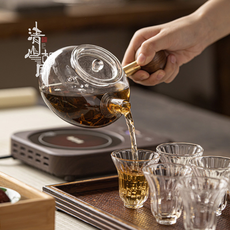 电陶炉温b茶炉底座玻璃茶壶养生侧把壶电加热保温暖茶器煮茶煮级,餐饮具,煮茶炉,淘宝优惠券,粉丝福利购,淘宝优惠卷