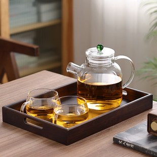 加厚玻璃凉水壶夏家用耐高温凉白B开水杯套装大容量泡水果茶冷水