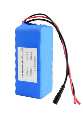 18650 2000毫安锂电池组12V锂电池8A10A12A电动喷雾器太阳能路灯