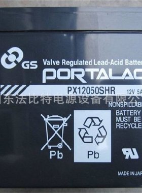 GS蓄电池RX12050SHR消防应急灯 门禁 电梯12V5Ah全新现货