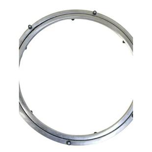 钢化玻璃火锅园圆桌子餐桌专用地锅鸡铁锅炖柴火灶开孔旋转盘空心