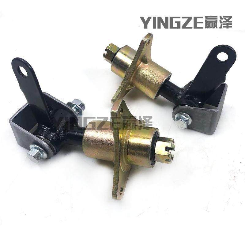 自制四轮箱子卡丁车摩托改装配件羊角法兰吊耳轴承羊角三孔轮毂座,摩托车/装备/配件,摩托车车架,淘宝优惠券,粉丝福利购,淘宝优惠卷