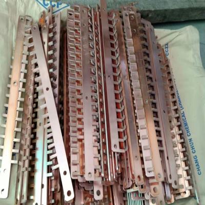 新品紫铜排扁条镀镍镀锡 加工定制 汇流机房接地铜排 软连结 折弯