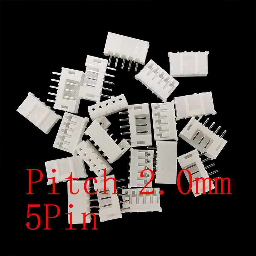 50Pcs/lot JST PH 2.0mm Ptch 2P 3P 4P5Pn Male Plug &