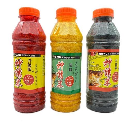 西部风九元鱼饵神诱米升级版果味腥味红黄大米黑碎米鲫鲤打窝酒米