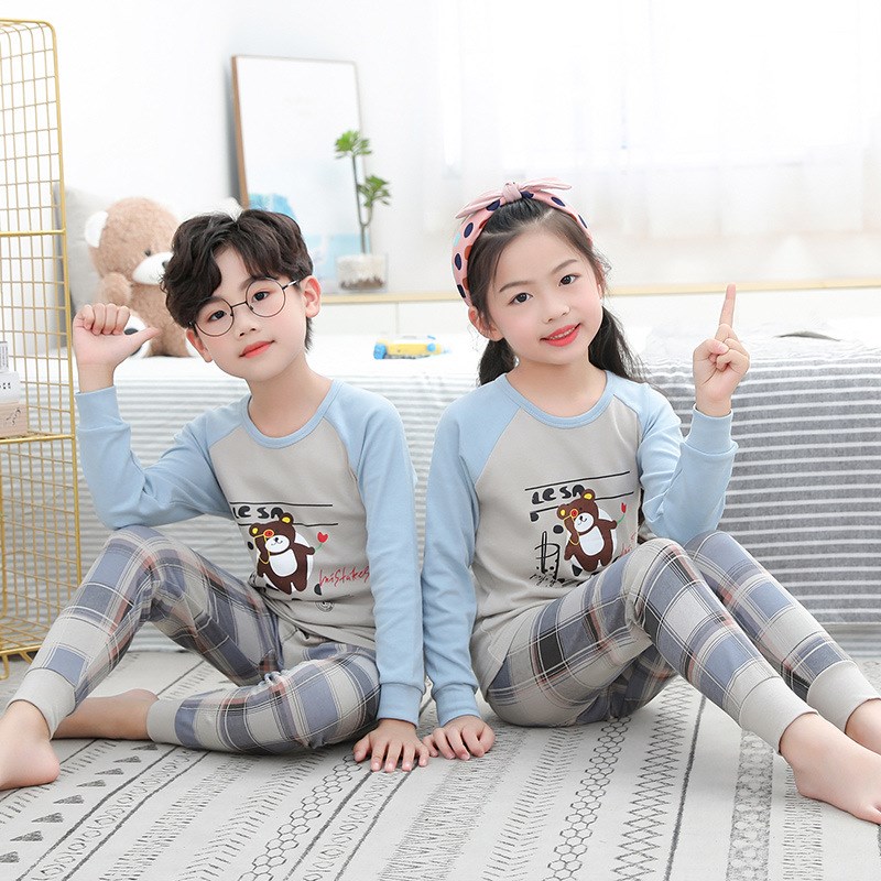 好货儿童内衣套装纯棉春秋季薄款2024新款男童女宝宝洋气保暖秋衣