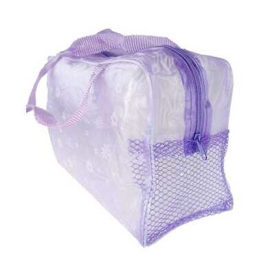 极速Multipure Floral Print Transparent Watproof PVC Coeti