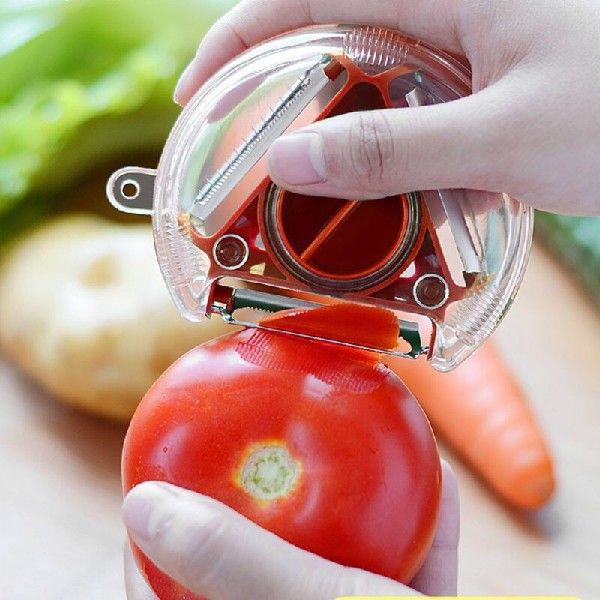 3In1 Peeler Stainless Steel Rotary Fruit and Vegetable