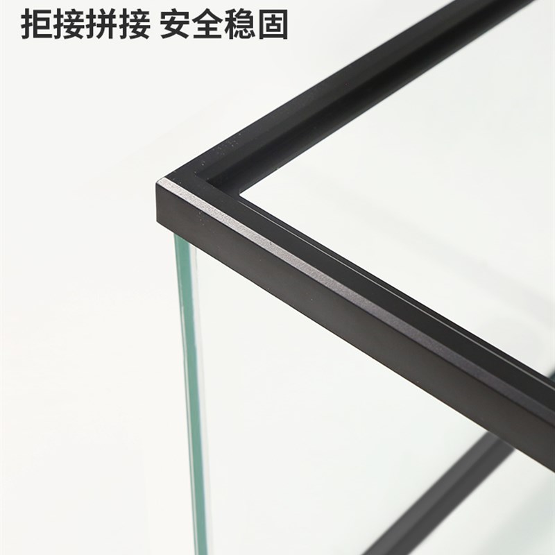 生态缸乌龟缸龟大型专用缸玻璃鱼家用免换水混养带盖子乌龟屋房龟