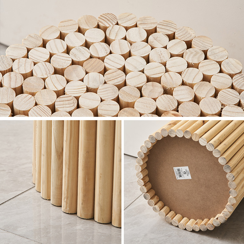 日式原木风家用矮凳边几桌子玄关客厅沙发旁装饰落地摆件民宿家居