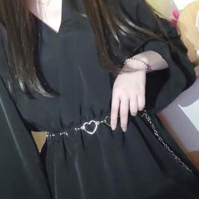 极速105cm Waistband Pants Classic Waist Chain Love Heart Hol