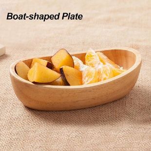 Fruit Wooden Tray For Table Candy Dining Plate