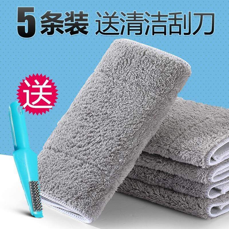 布拖夹板墩布平板拖把家用替换布可夹毛巾头拖帕布抹布拖地板包邮