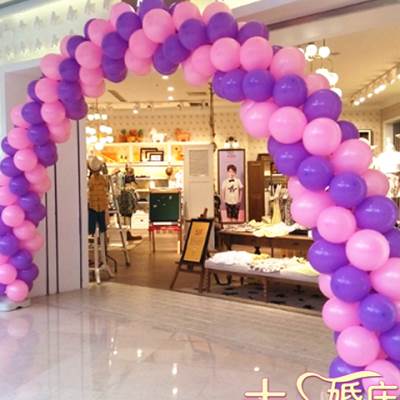 开业气球拱门支架子 结婚礼庆典店铺布置彩虹门 可折叠装饰拱形门