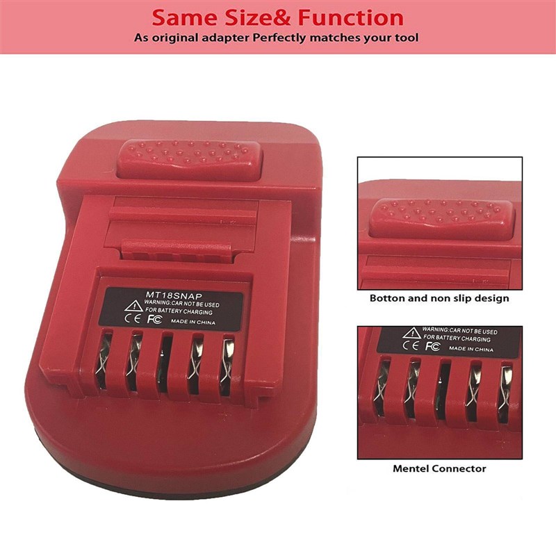 Battery Adapter Converter for dewalt 20V18V Liion Battery