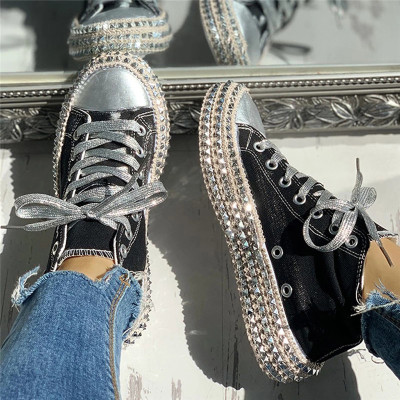 极速Women Sneakers Leopard Rivets Shoes Women  Shoes Leisure
