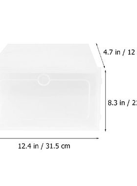 Shoe Box Plastic Boxes Shoes Clear Organizer Stackable