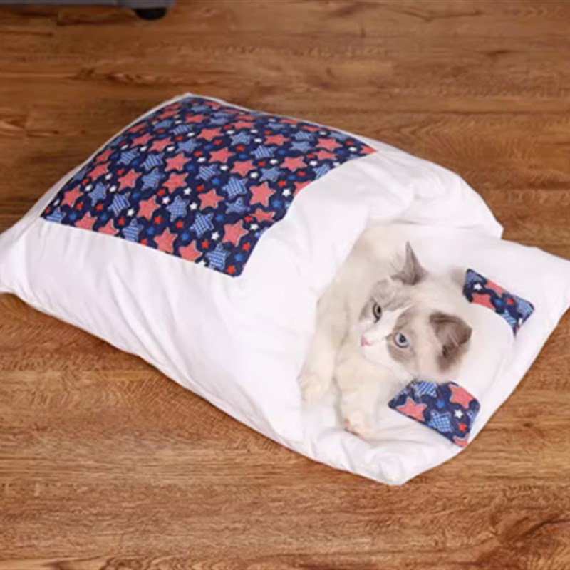 猫窝冬季冬天保暖猫咪窝可拆洗四季通用宠物窝秋冬款狗睡窝猫睡袋