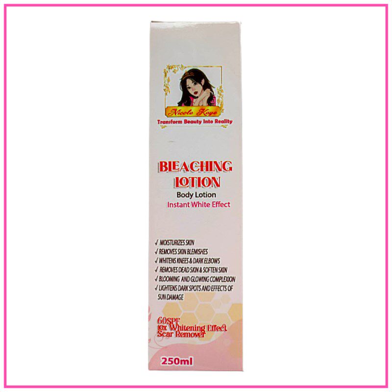 Nicole Kaye Bleaching Lotion 250ml Instant White Effect